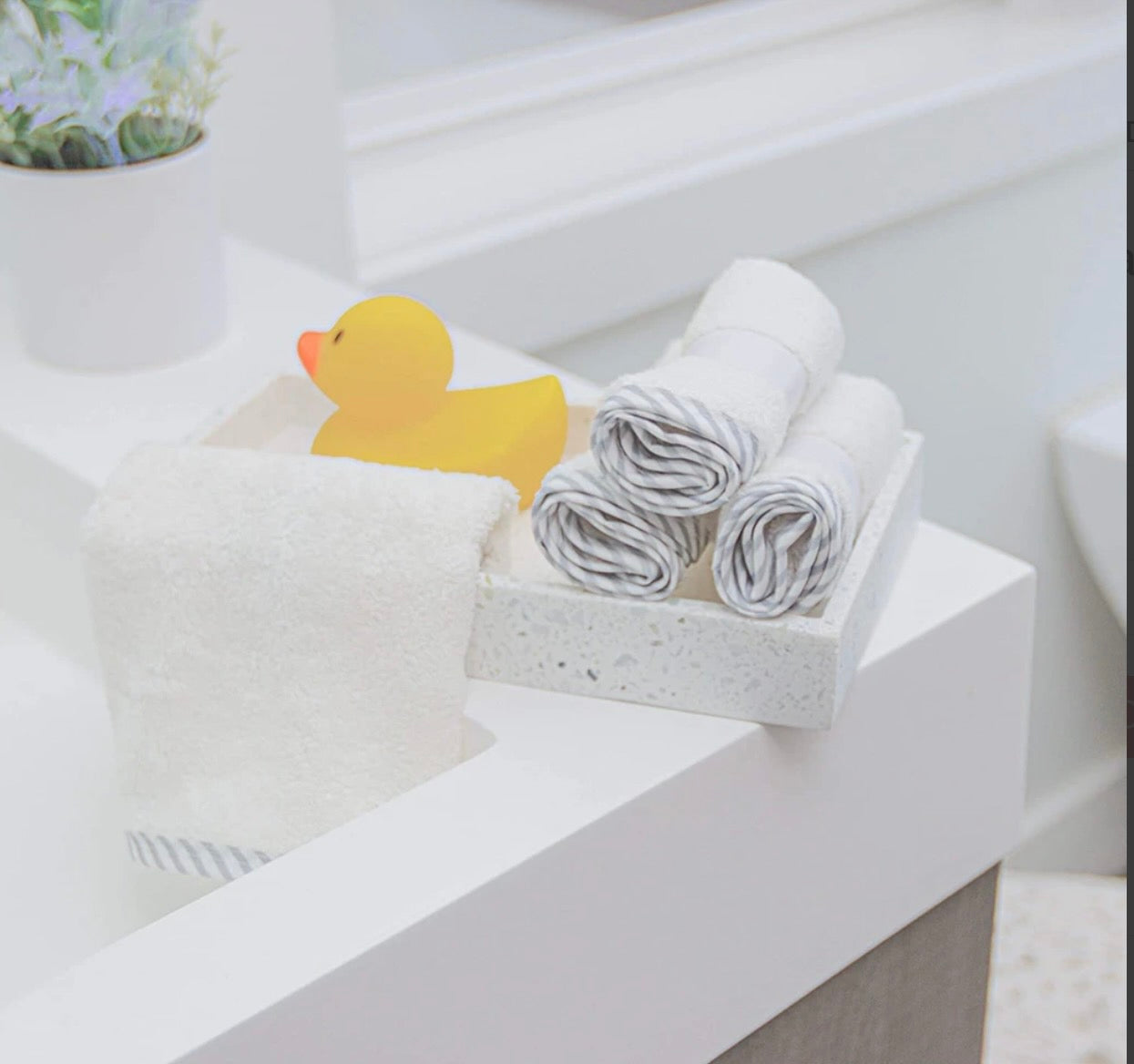 Organic Face and Body Washcloth Set- 6 Pack
