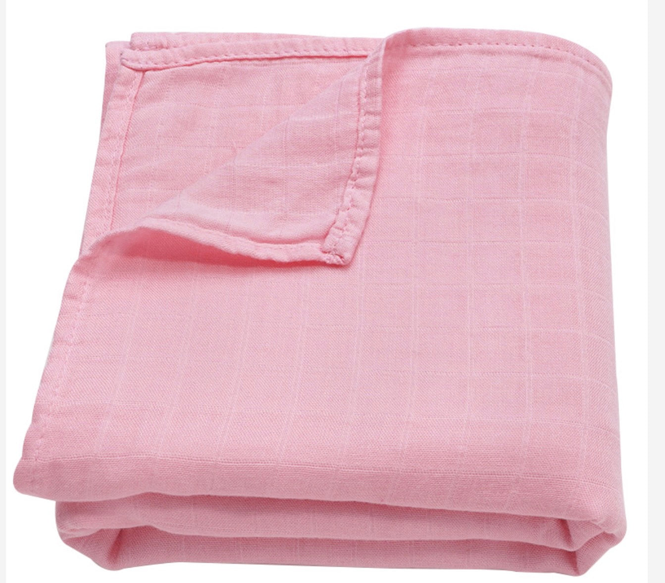 Pink Willow Bamboo Cotton Muslin Baby Swaddle Blanket