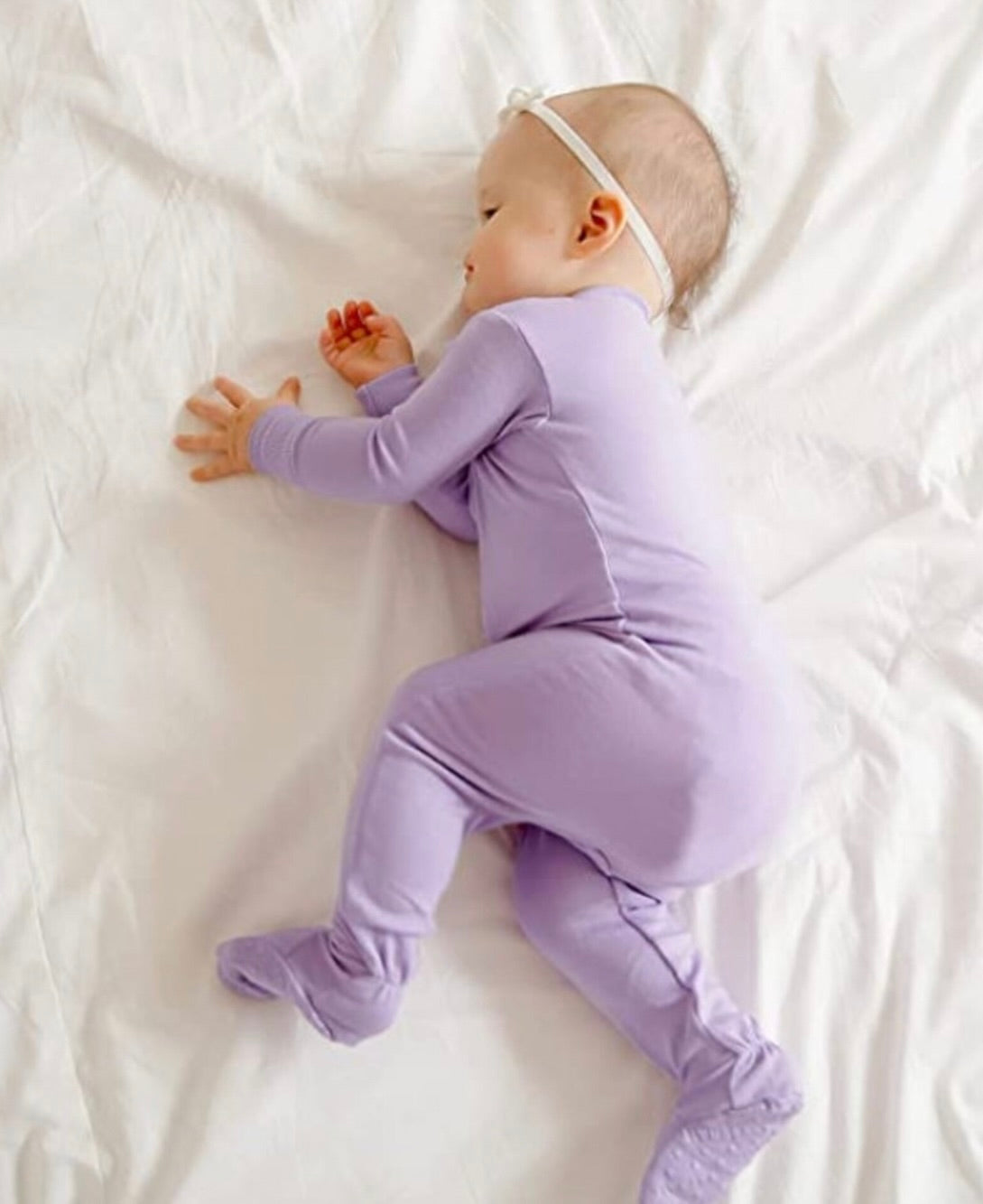 Organic Sleep & Play Footed One-Piece, Lavender