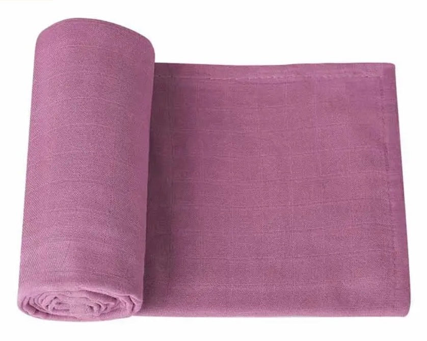 Plum Berry Cotton Muslin Swaddle Blanket